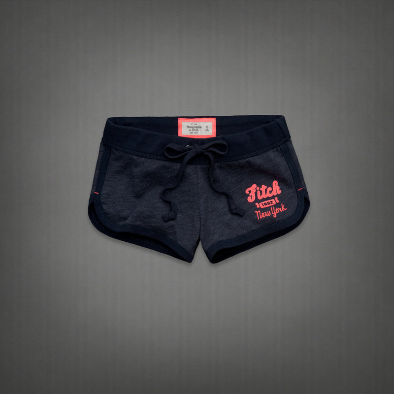 Abercrombie Fitch Mujeres Dobladillo Curvo Tejer Patalón Corto AF8348